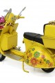 Dekoratif Metal Scooter Sepetli