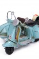 Dekoratif Metal Scooter Sepetli Vintage Biblo Ev Ofis Hediyelik