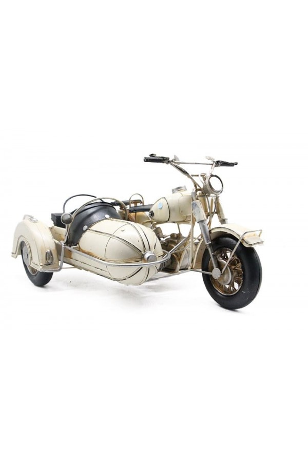 Dekoratif Metal Sepetli Motor