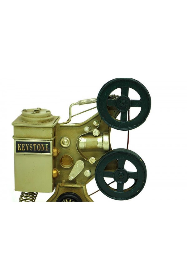 Dekoratif Metal Sinemaskop Biblo Vintage Ev Ofis Hediyelik