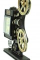 Dekoratif Metal Sinemaskop Saat Vintage Hediyelik