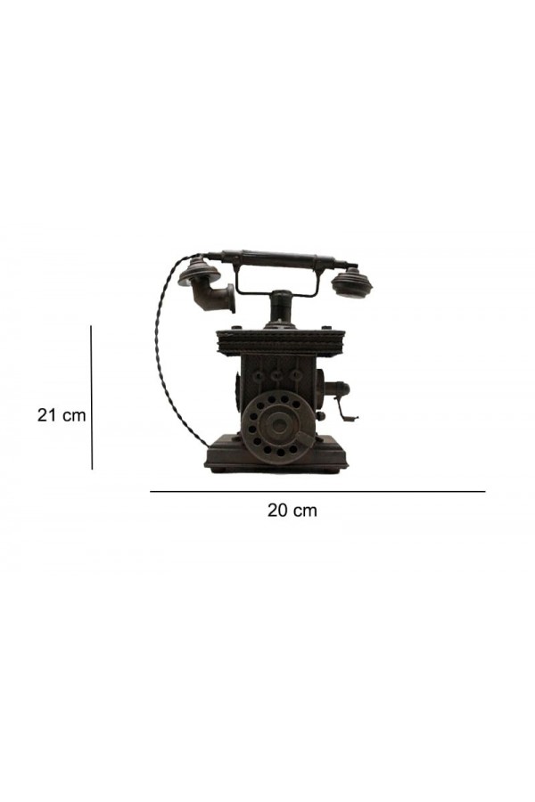 Dekoratif Metal Telefon