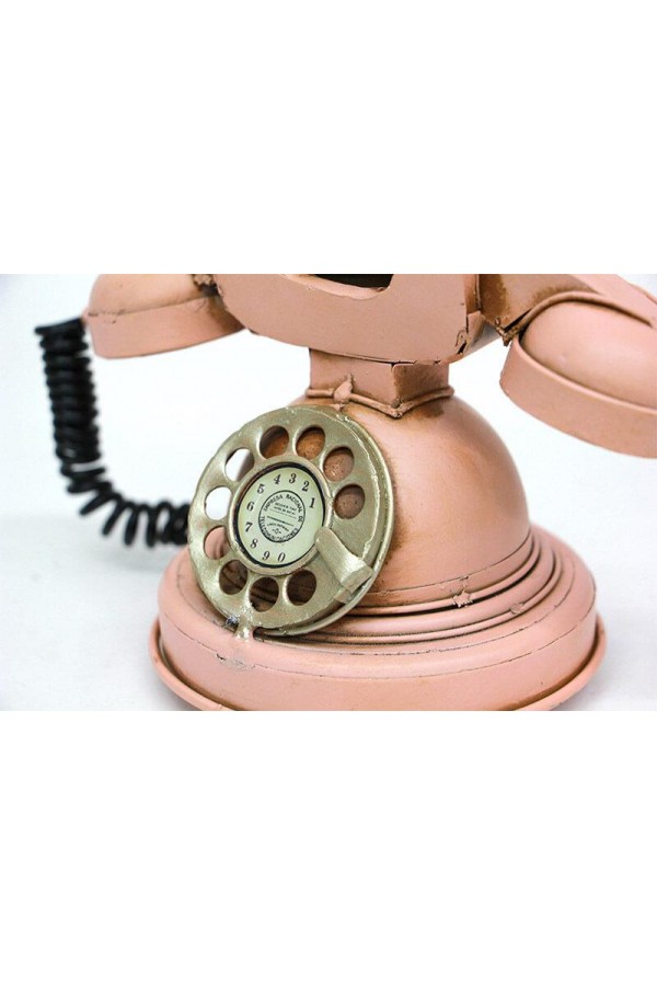 Dekoratif Metal Telefon Biblo Dekoratif Hediyelik