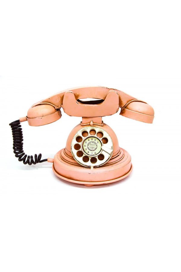 Dekoratif Metal Telefon Biblo Dekoratif Hediyelik