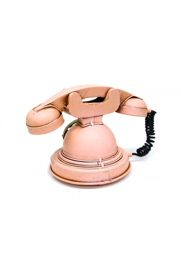 Dekoratif Metal Telefon Biblo Dekoratif Hediyelik