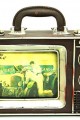 Dekoratif Metal Televizyon Bavul Vintage Biblo Hediyelik