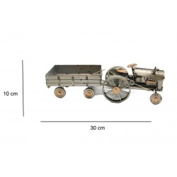 Dekoratif Metal Traktör Römork