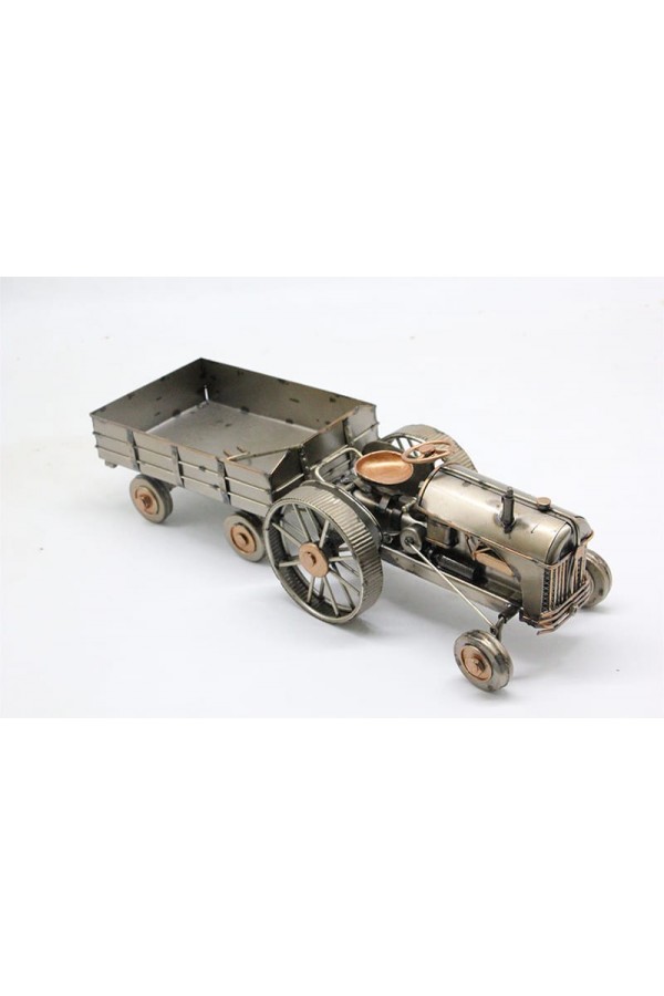 Dekoratif Metal Traktör Römork