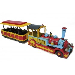 Dekoratif Metal Tur Lokomotifi