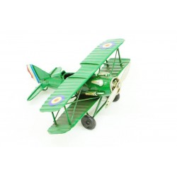 Dekoratif Metal Uçak Çift Kanatlı Dekoratif Biblo Hediyelik Dekoratif Metal Uçak Çift Kanatlı Dekoratif Biblo Hediyelik