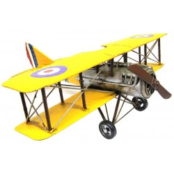 Dekoratif Metal Uçak Çift Kanatlı Dekoratif Hediyelik Dekoratif Metal Uçak Çift Kanatlı Dekoratif Hediyelik