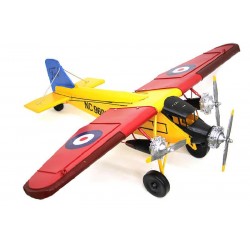 Dekoratif Metal Uçak Vintage Ev Ofis Hediyelik Savaş Uçağı