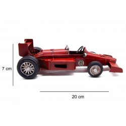 Dekoratif Metal Yarış Arabası