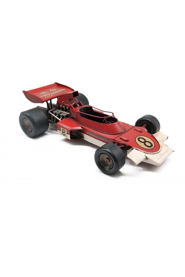 Dekoratif Metal Yarış Arabası