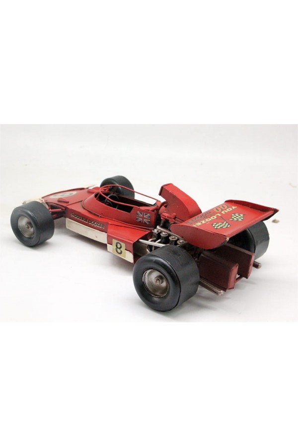 Dekoratif Metal Yarış Arabası