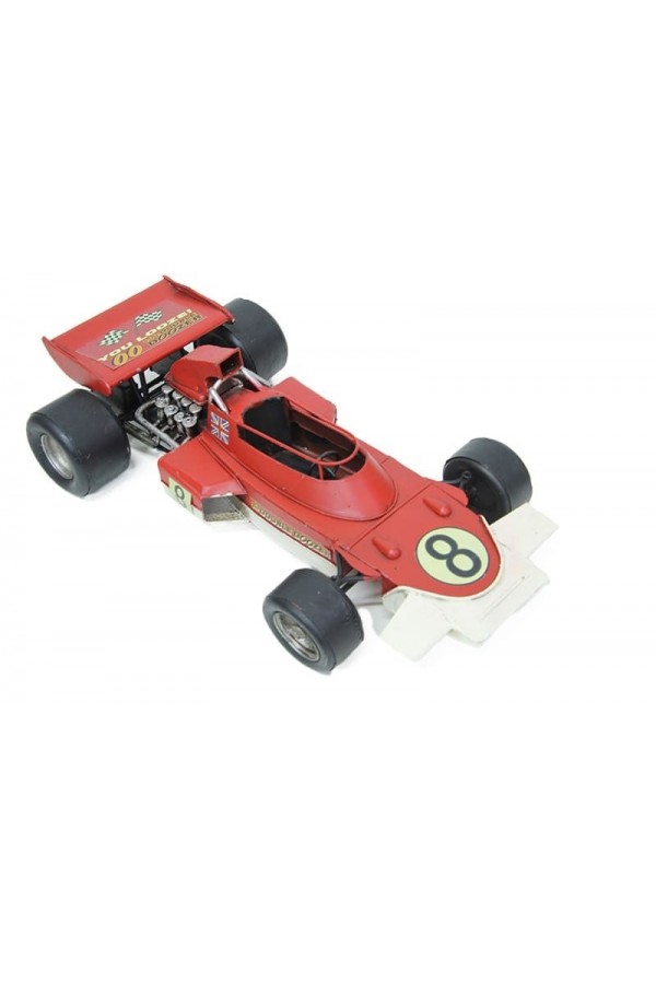 Dekoratif Metal Yarış Arabası