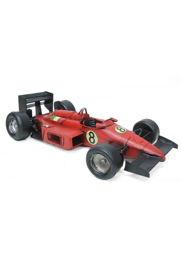 Dekoratif Metal Yarış Arabası