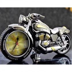Dekoratif Motorsiklet Tasarımlı Alarmlı Masa Saati Dekoratif Motorsiklet Tasarımlı Alarmlı Masa Saati