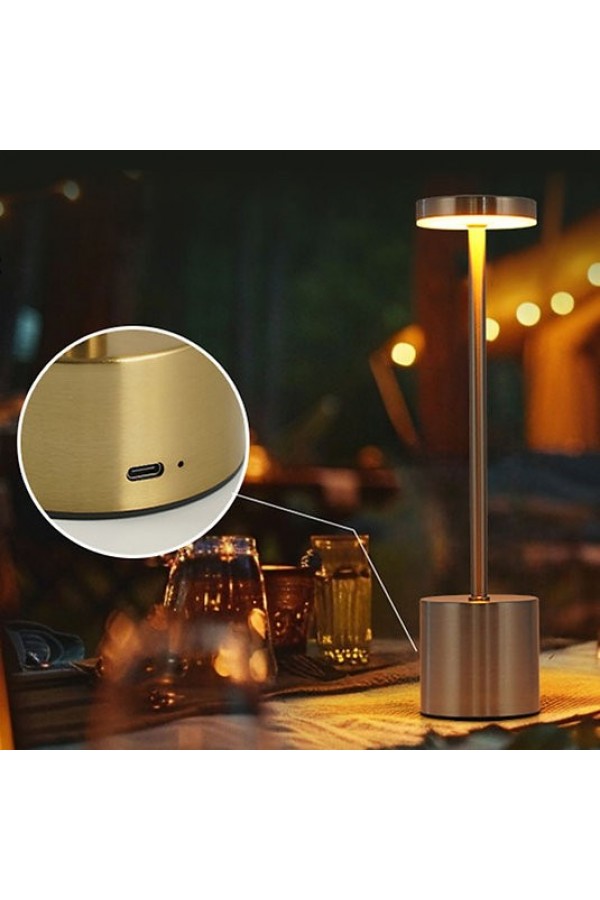 Dekoratif Şarjlı Dokunmatik Masa Lambası