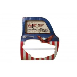 Dekoratif Usa Temalı Mavi Araba Kapısı Araba Kapısı Duvar Rafı Dekoratif Usa Temalı Mavi Araba Kapısı Araba Kapısı Duvar Rafı