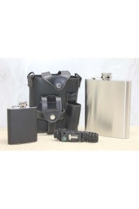 Deri Kılıflı Matara Seti