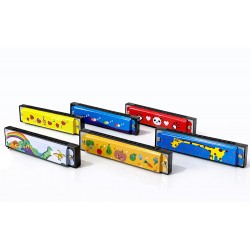 Desenli Metal Mızıka Desenli Metal Mızıka