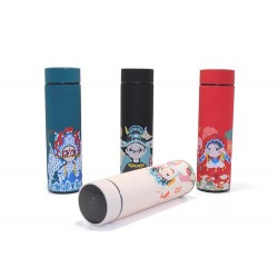 1 Adet Dijital Göstergeli Paslanmaz Çelik Termos