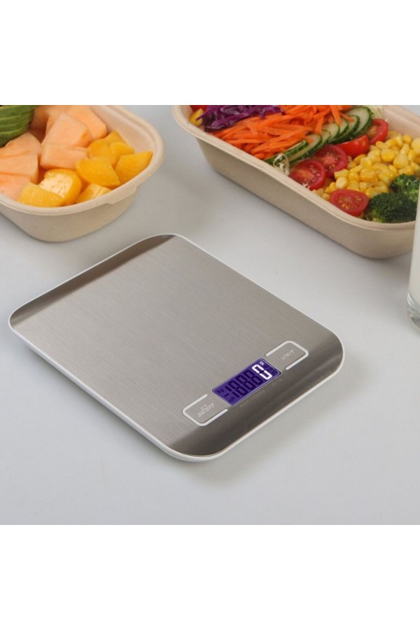 Dijital Mutfak Terazisi 5 Kg 1 Gr Hassas Paslanmaz Çelik