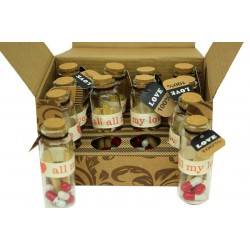 Dilek Şişesi Love 12'li Paket Hediyelik