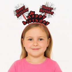 Doğum Günü Kutlaması İçin Kırmızı Taç – Işıltılı Yazılı Parti Tacı Doğum Günü Kutlaması İçin Kırmızı Taç – Işıltılı Yazılı Parti Tacı