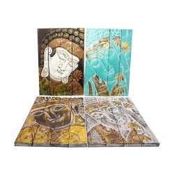 Duvara Asmalı Ahşap Buda Pano Duvara Asmalı Ahşap Buda Pano