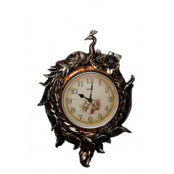 Duvara Asmalı Tavuskuşu Saat