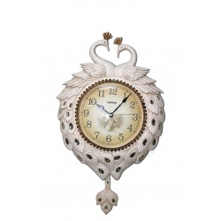 Duvara Asmalı Tavuskuşu Saat