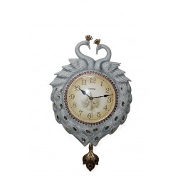 Duvara Asmalı Tavuskuşu Saat