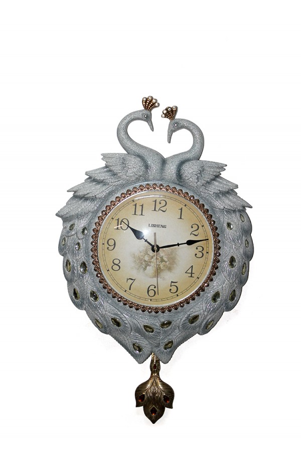 Duvara Asmalı Tavuskuşu Saat