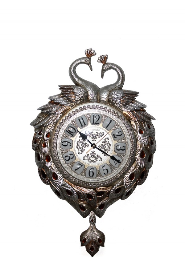 Duvara Asmalı Tavuskuşu Saat