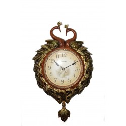 Duvara Asmalı Tavuskuşu Saat