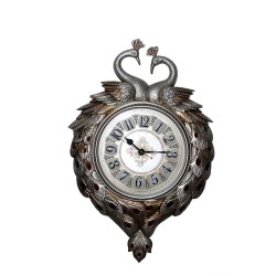 Duvara Asmalı Tavuskuşu Saat Dekoratif Hediyelik Duvara Asmalı Tavuskuşu Saat Dekoratif Hediyelik