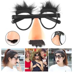 Eğlenceli Kılık Değiştirme Kaş Bıyık Mizah Gözlüğü 9x13 cm Eğlenceli Kılık Değiştirme Kaş Bıyık Mizah Gözlüğü 9x13 cm