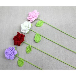 El Örgüsü Tekli Gül El Örgüsü Tekli Gül