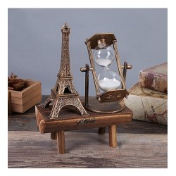 Eyfel Kulesi Kum Saati Dekoratif Hediyelik