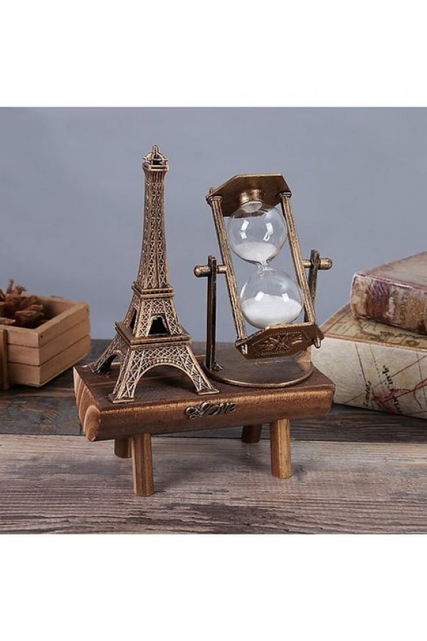 Eyfel Kulesi Kum Saati Dekoratif Hediyelik