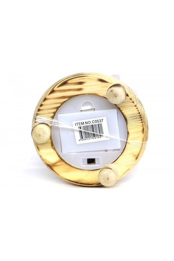 Fanus Gül 19/10cm Led Işıklı Cam Fanuslu Hediyelik
