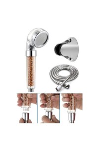 Filtreli Ve Su Tasarruflu Arıtmalı Duş Başlığı Seti Boncuklu Başlık Hortum Ve Mafsal Set Filtreli Ve Su Tasarruflu Arıtmalı Duş Başlığı Seti Boncuklu Başlık Hortum Ve Mafsal Set