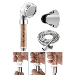 Filtreli Ve Su Tasarruflu Arıtmalı Duş Başlığı Seti Boncuklu Başlık Hortum Ve Mafsal Set Filtreli Ve Su Tasarruflu Arıtmalı Duş Başlığı Seti Boncuklu Başlık Hortum Ve Mafsal Set