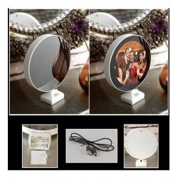 Fotoğraflı Sihirli Ayna Işıklı Fotoğraf Çerçevesi N-36