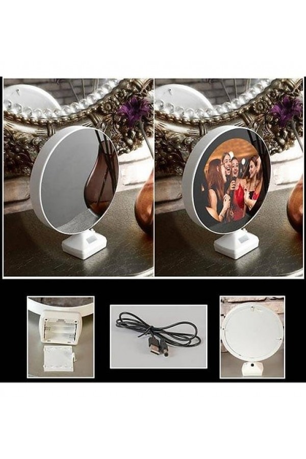 Fotoğraflı Sihirli Ayna Işıklı Fotoğraf Çerçevesi N-36