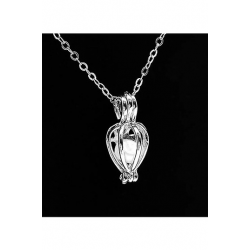 Gerçek İstiridye İçinde İnci kolye