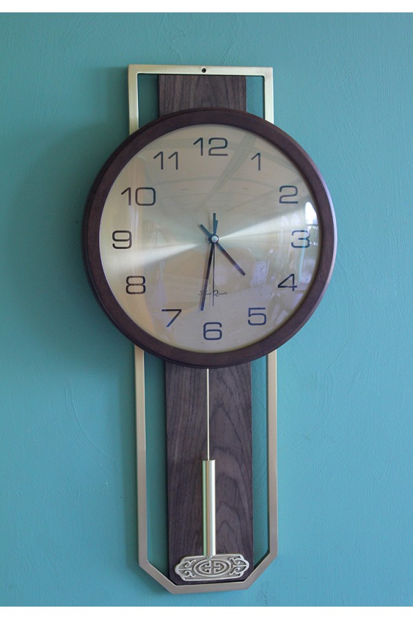 Geyikli Duvar Saati Sarkaçlı