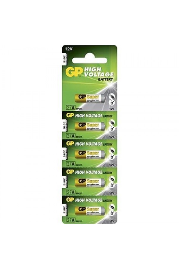 GP 27A-2C5 12V ALKALİN PİL 5 Li
